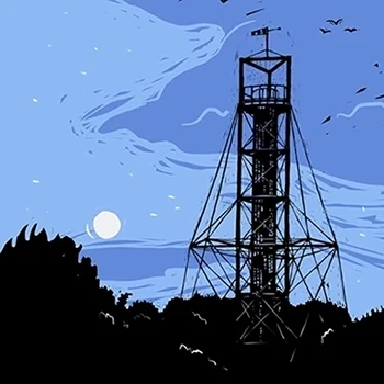 Ilustrace rozhledny pro časopis Krajánek.