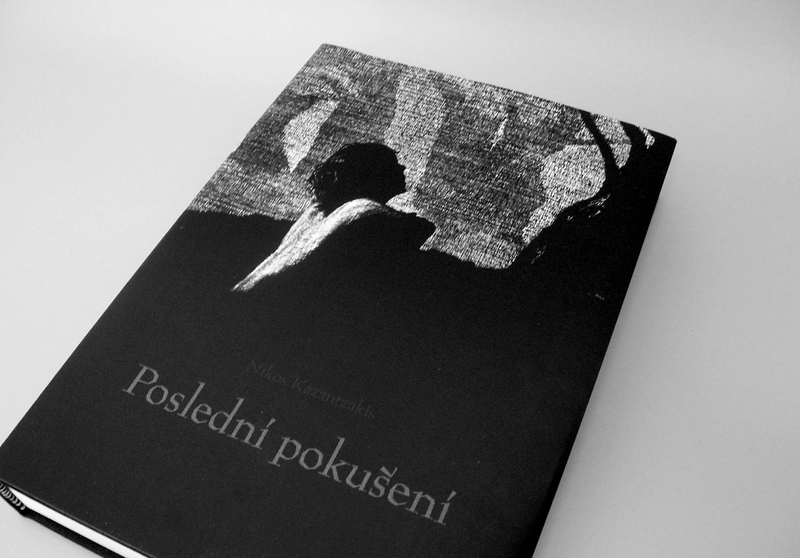 Nikos Kazantzakis - poslední pokušení, fotografie obálky knihy.