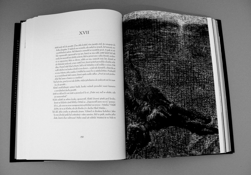 Nikos Kazantzakis - poslední pokušení , fotografie vnitřku knihy