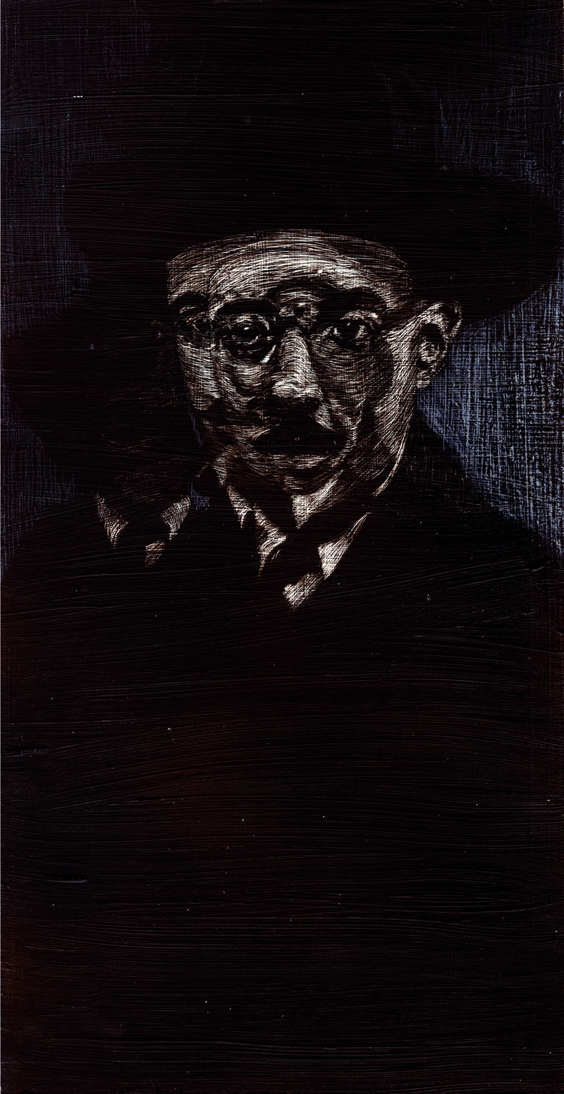 Fernando Pessoa, Kniha neklidu, ilustrace – portrét autora knihy