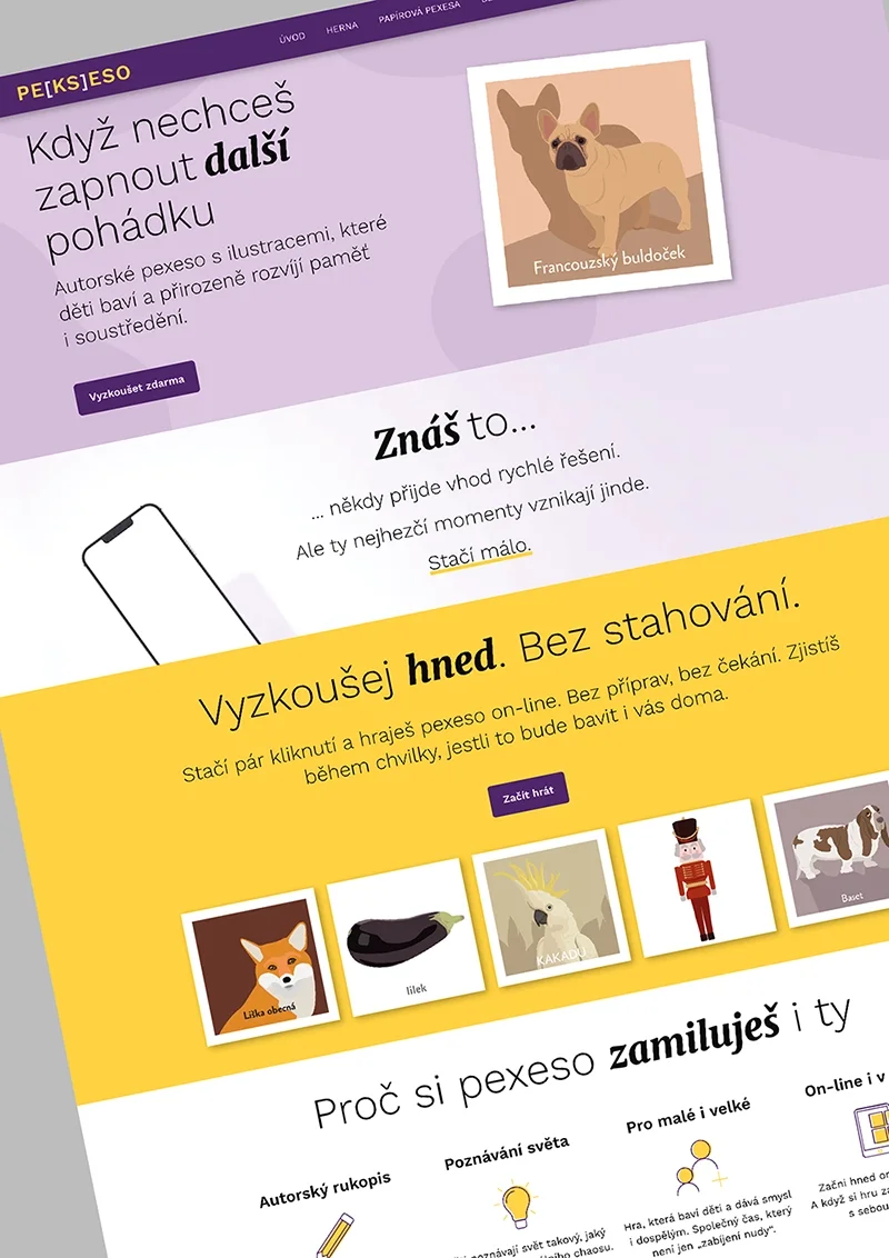 Web pekseso.cz